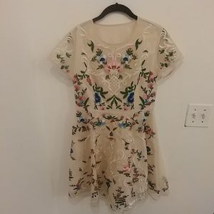 Chicwish ivory dress